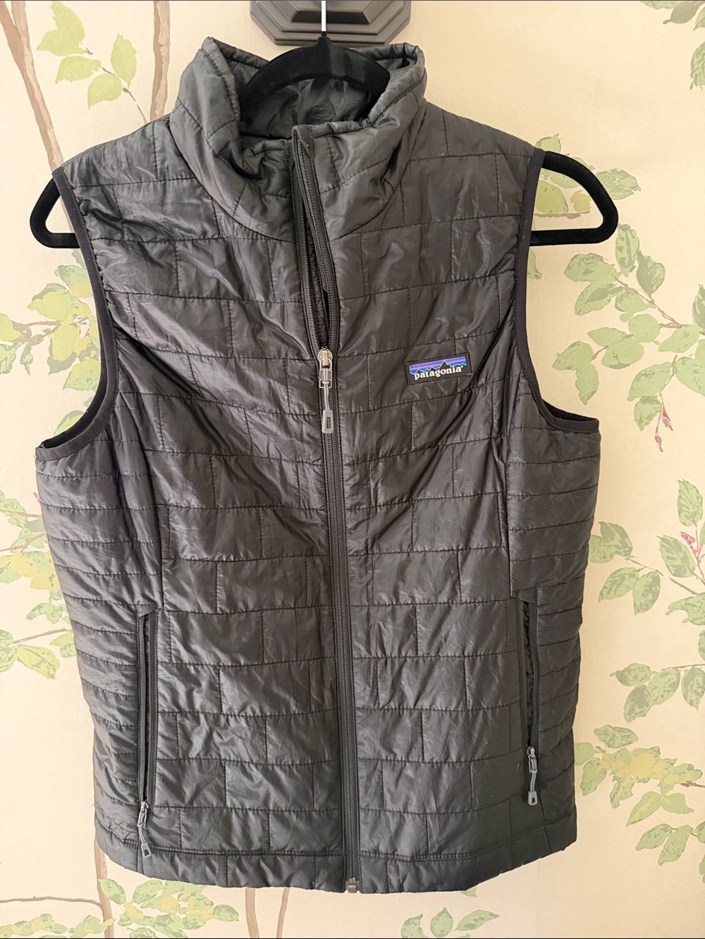 Patagonia Quilted Black Vest